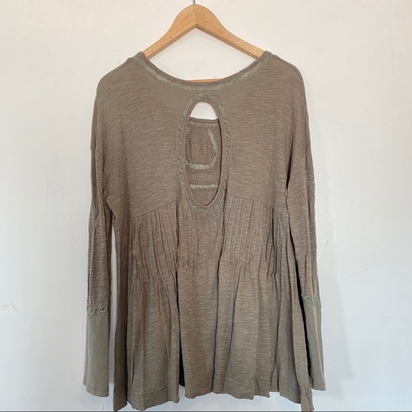FP Like New Olive New Hope long sleeve tunic - Picture 7 of 7